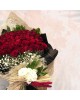 Bouquet of 61 Red Roses